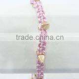 FASHION BRAIDED RIVET ADJUSTABLE BRACELET thumbnail-2