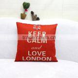 New Design Printed Linen Cloth Pillow Cover Cushion Case thumbnail-3