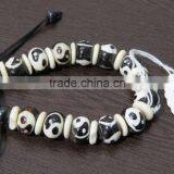 Hand Carved Stretch Bracelet Buddhist Stone Lock Band thumbnail-2