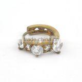 Earring, Fashion Jewelry Zircon Crystal Pave Setting Brass Earring, Earring Jewelry Wholesale T603 thumbnail-3