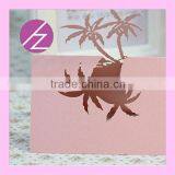 Popular Laser Cut Wedding Party Decoration Place Card Seat Card ZK-22 thumbnail-3