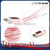 Usb 3.1 Cable Double Sided Usb Cord Usb Connector Type C Nylon Cable thumbnail-2