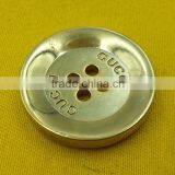 Ligh Glod High Gloss NF 4 Holes Sew-on Metal Button For Ladies Wear --- MS3426 thumbnail-4
