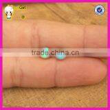 Handmade Jewelry Pure Silver Opal Stud Earrings in 14K Gold Plated thumbnail-2