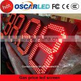 Outdoor Single Color Gas Led Gas Price Sign With High Quality in Shenzhen Oscarled