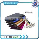 2016 Trending Products 4000mah Smart Power Bank for Android Mobile Phone Portable Keychain Power Bank