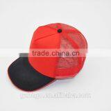 OEM New Fashion Stylish Unisex 5-panel Blank Red Color Custom Promotional Outdoor Sport Baseball Mesh Cap thumbnail-4