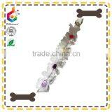 White Lace PU Dog Collar thumbnail-5