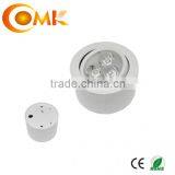 Mini Painted White Cree 3*1W led kitchen cabinet light with 240 lm