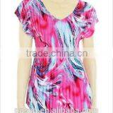 2016 China OEM Factory New Arrivals Fashion Latest Patterns Lady Casual Printed Blouse