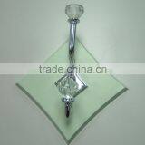 High Grade Crystal Decorative Suction Robe Hook,Coat Hooks Bathroom Accessories