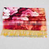 Natural Scarves Silk 2014 Latest Design Fashion Double-layer High Quality Natural Scarves Silk