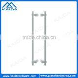 China Suppliers Stainless Steel Glass Bow Door Handle for Hotel Door thumbnail-3