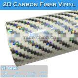 New Design Laser 2D Carbon Fiber Fabric Leather thumbnail-4