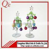 Good Quality Dismountable Balls Decorated Clear Glass Christmas Tree