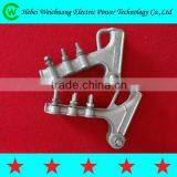 Aluminium Alloy or Iron Strain Clamp Tension Clamp With 3 Bolts Overhead Line Hardware