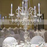 Crystal Glass Candelabra