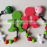 BPA Free Silicone Pacifier Chain And Clip Unique Baby Pacifiers thumbnail-1