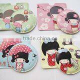 2014 Hot Sale Lovely Girl Rmini Handheld Mirror,MJ103
