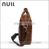 Men's Genuine Leather 15.6" Laptop Messenger Shoulder Bags Briefcase thumbnail-3