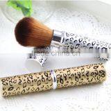 Leopard Print Make up Retractable Foundation Brushes thumbnail-1