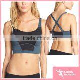 Custom Fitness Breathable Dry Fit Polyester Girls Sport Seamless Women Sports Bra thumbnail-1