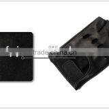 Fashion Gentlemen Fingerless Leather Driving Gloves thumbnail-1