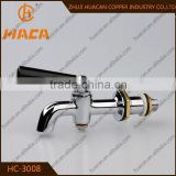 Copper lengthened hot water tap