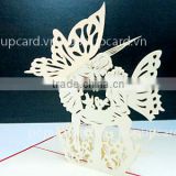 couple angel 3d pop up greeting card