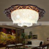 Vintage LED Ceramic Wood Interior Decoration Led Pendant Hanging Chandelier Celling Light Home Light Company Lights thumbnail-4
