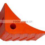 NWH-WC01 5T Polyurethane Wheel Chock for Mining Truck Safety thumbnail-1