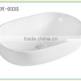 bathroom wash sink round ceramic basin price