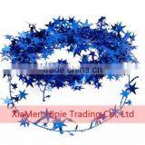 Handmade Glittering Star Tinsel Wire Garland Christmas Xmas Decoration thumbnail-2