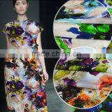 Silk Linen Custom Printed Fabric for Garment thumbnail-2