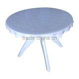 2015 Hot Selling High Quality PP Plastic Outdoor Round Table thumbnail-3