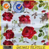 Woven Cloth Fabric Flower Print Polyester Cotton