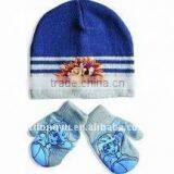 Kids Knit Hat Glove Sets