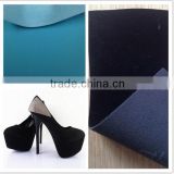 PU material synthetic nubuck leather for shoes upper