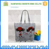 Wholesale Durable Lady Cartoon Plain Canvas Clutch Bag