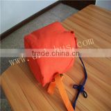 high quality Double fabric PU Drawstring outdoor Backpack with double nylon ropes for sport