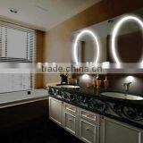 Smart Touch High Quality Led Illuminated Bathroom Wall Mirror With Defogger Pad and Led Backlights thumbnail-2