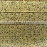 Gold Color Crystal Glass Mosaic Tile of Indoor (PMGA029)