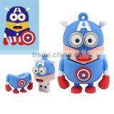 Popular Cartoon Super Heroes Series Usb Flash Drive Custom Pendrive,Wholesale Full Capacity Minions Memory Stick thumbnail-4
