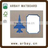 Wholesale Pre Uncut Colorful Super White Core Single Double Cardboard Paperboard for Photo Frame thumbnail-2