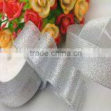 Wholesale Various Size Decorative Christmas Metallic Colored Ribbon for Packaging 25yards/roll thumbnail-5