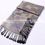 Premium Soft Viscose Flower Print Scarf - Different Colors Available D800-23 thumbnail-1