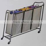 Laundry Clothes Bag Hotel Sorter Hamper Storage Laundry Cart With Wheels Made in China thumbnail-2