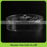 Promotional High Quality Plexiglass Display Case Acryl Dustproof Round Box thumbnail-3