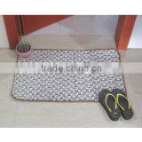 New Style Polyester Leaf Printed Home Decorative Bath Rugs thumbnail-3