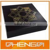 Hot!!! Customized Made-in-China Elegant Glossy Red Lacquer Logo Printing VIP Tea Gift Box(ZDW13-T026) thumbnail-2
